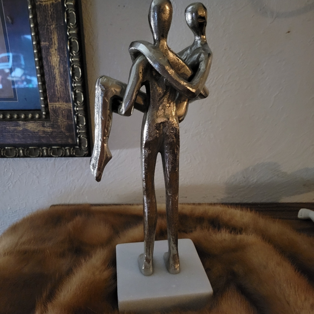 Couples statue silver - Picture 9 of 13